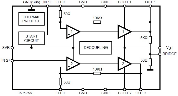 TEA2025-12V circuit diagram