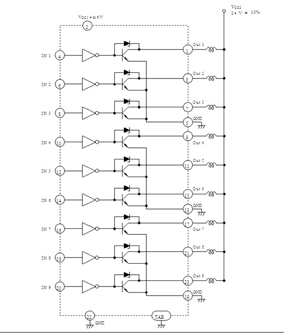 HA13408 Block Diagram