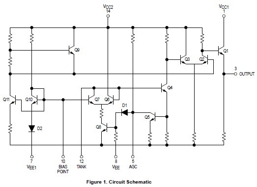 MC1648P circuit schematic