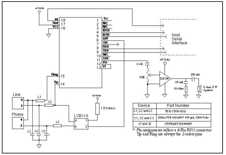 XE1276A Applications Schematic