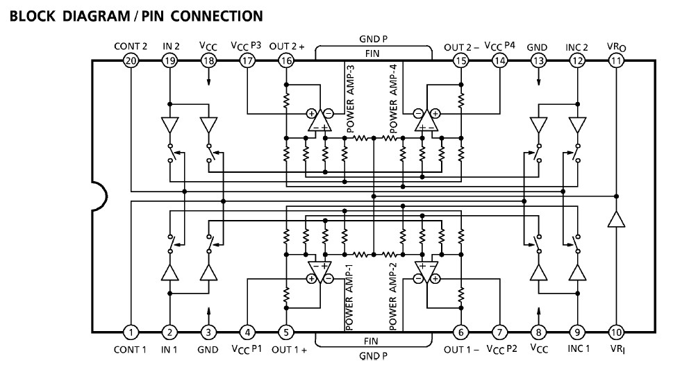 TA8192F circuit diagram