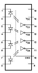 HCPL-6751 block diagram