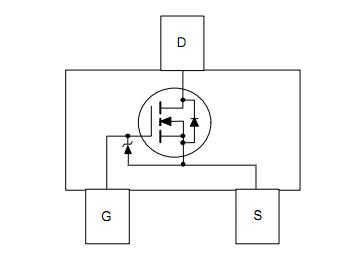 FDV303N block diagram