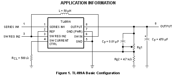 TL499A block diagram