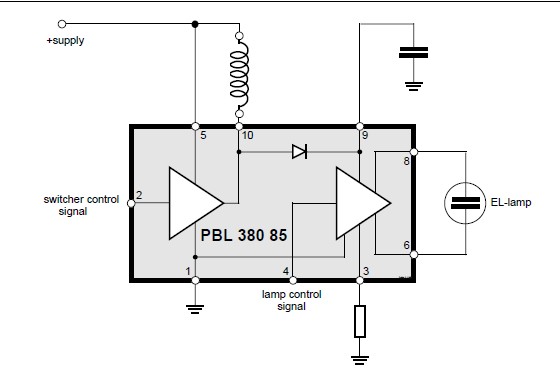  PBL38042 pin connection