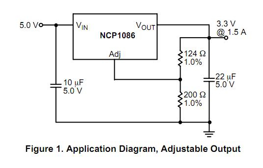 NCP1086ST-33T3G block diagram