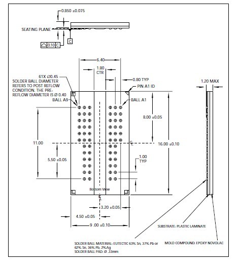 MT46V16M16BG-6IT:F block diagram