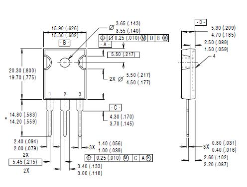 IRG4PH40UD package dimensions