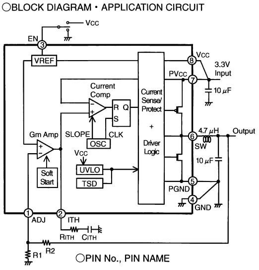 BD9120HFN-TR block diagram