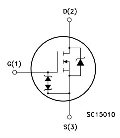 STFW3N150 block diagram