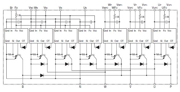 PM150CL1A060 block diagram