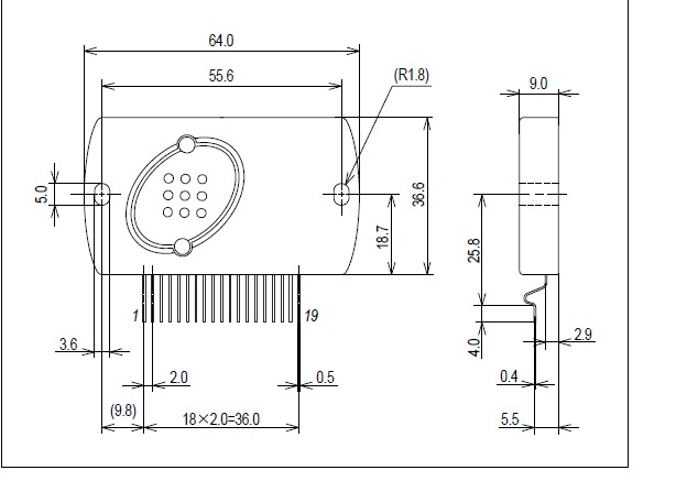  STK433-320 dimension