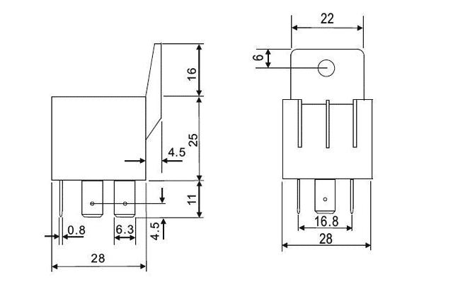 LD-12P package dimensions
