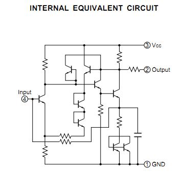 UPC1688G internal equivalent circuit