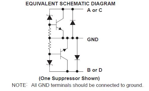 SN65220DBVR equivalent circuit diagram