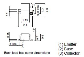 2SD2351T106W dimensions