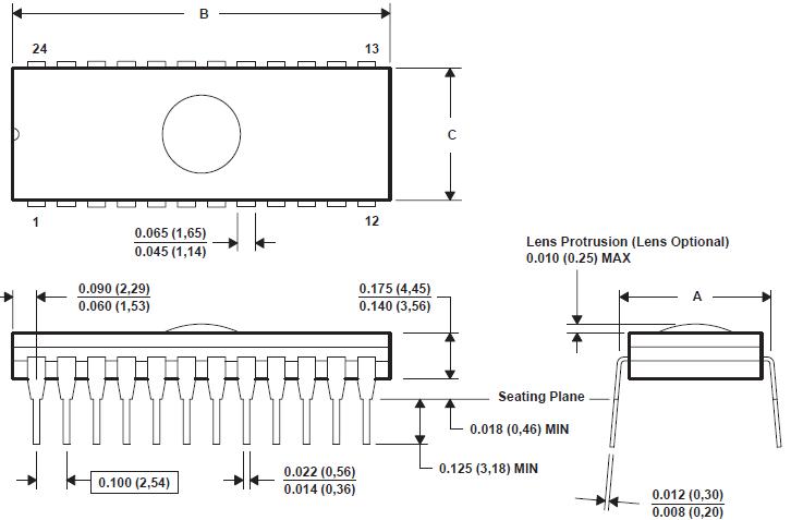 CD4067BM96 block diagram