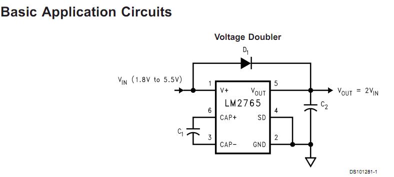 LM2765M6X block diagram