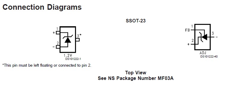  LM4051CIM3X-1.2 circuit diagram