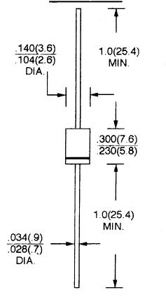 P6KE200A package dimentions