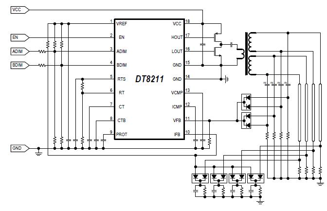 DT8211A block diagram