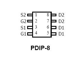AOP605 Pin Configuration