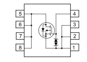 FDS4435BZ Pin Configuration