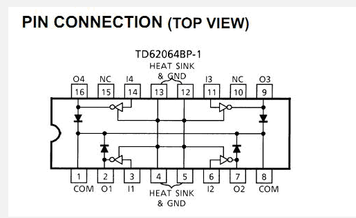 TD62064AFG block diagram