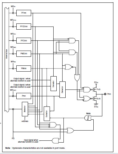 UPD703276YGJ545 circuit diagram