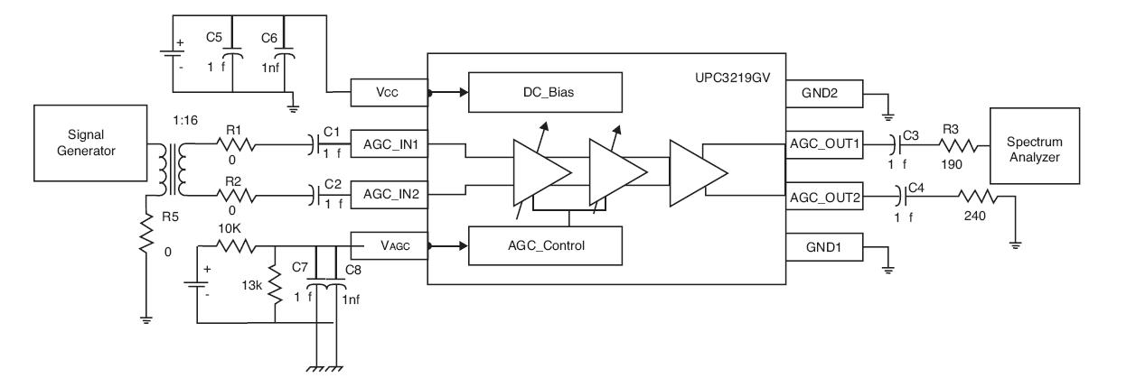 UPC3218GV-E1 block diagram