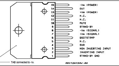 TDA7294 block diagram
