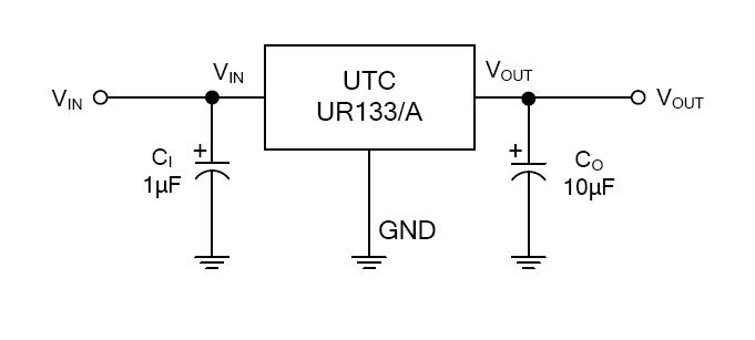 UR133-3.3V-A-GOI block diagram