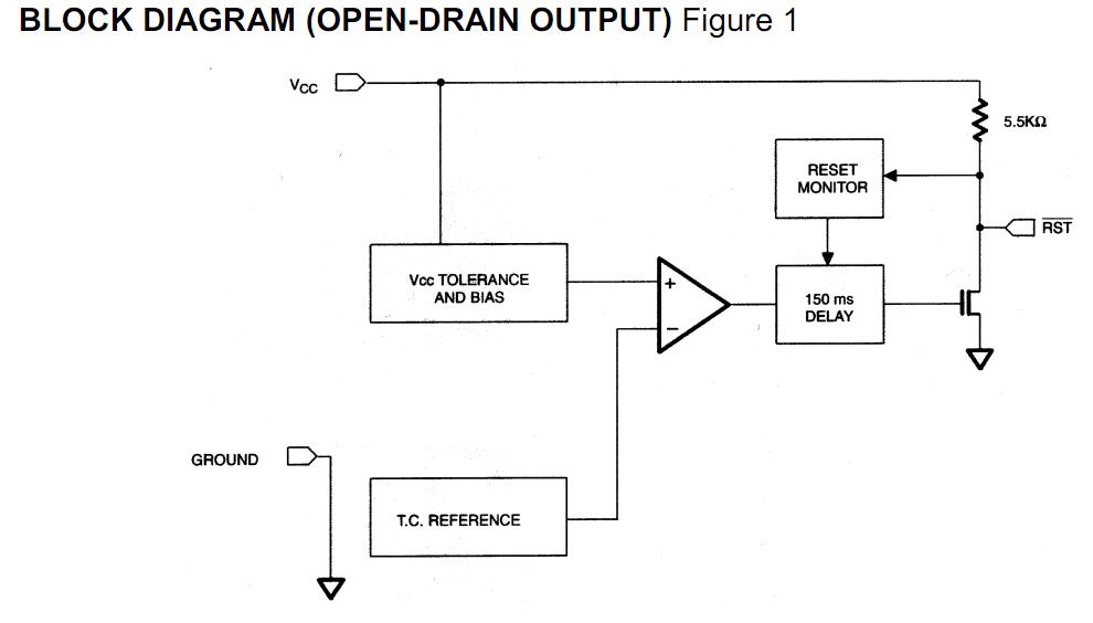 DS1813R-10 block diagram