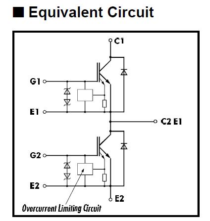 2MBI100NC-120 circuit diagram