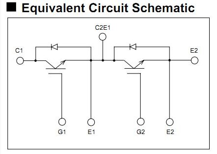 2MBI300S-120 equivalent circuit