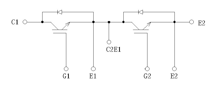 2MBI300U4H-120 Equivalent circuit