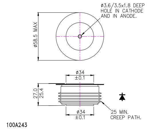 M0736 package dimensions