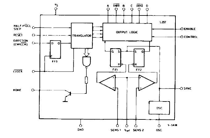 L297 circuit diagram