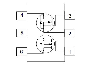 FDC6561AN block diagram