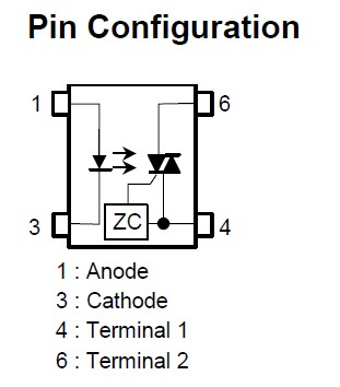  TLP161J pin connection