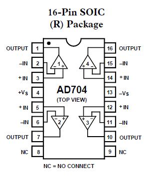 AD704JRZ-16 block diagram