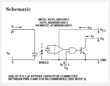 HCNW2611 block diagram