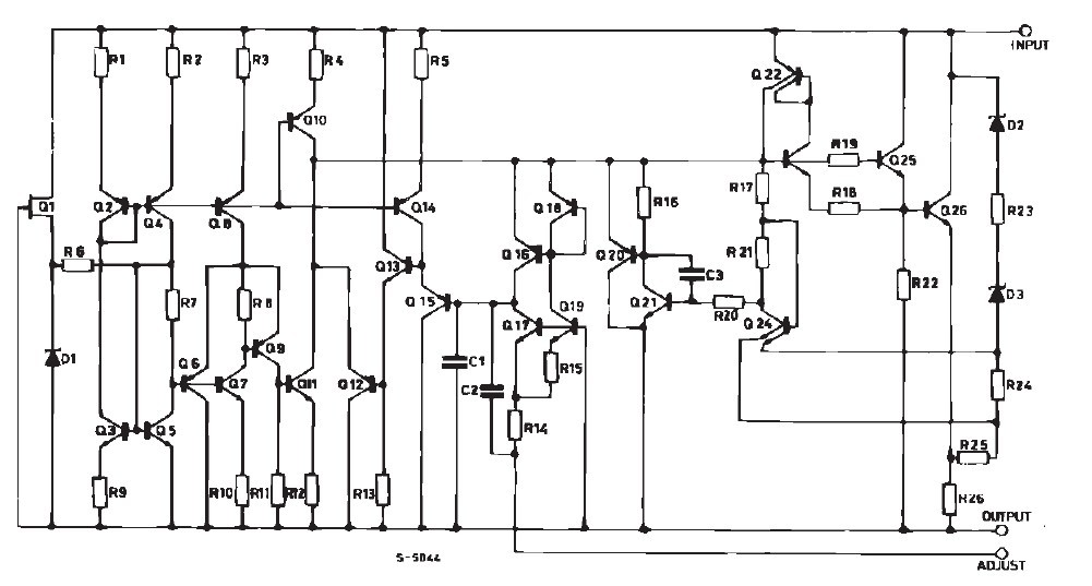 LM317T circuit diagram