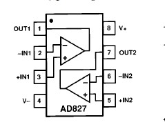 AD827AQ block diagram