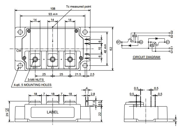 CM150TU-12H block diagram