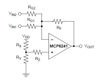 MCP6241UT-E/LT block diagram