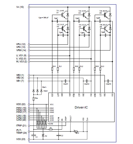 IKCS17F60F2C pin connection