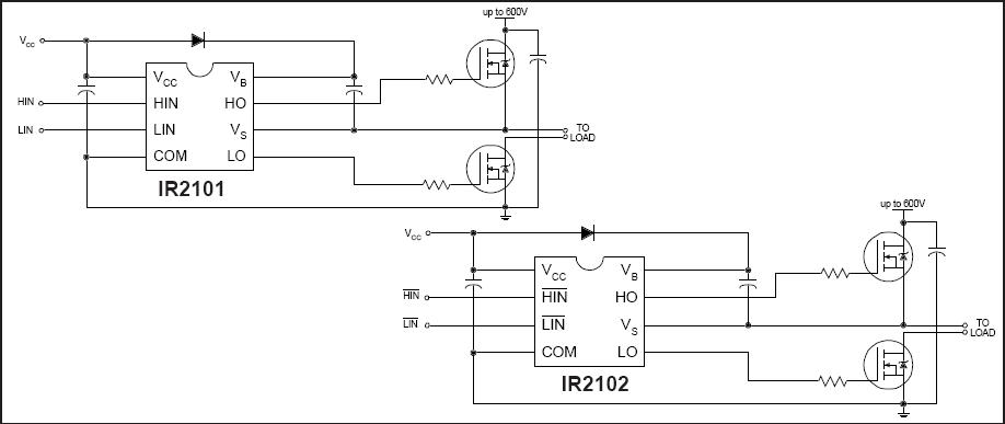 IR2102 block diagram
