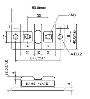 FRS300BA50 package dimensions