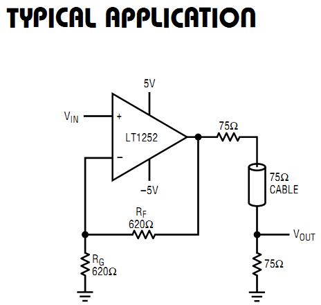LT1252CS8#TR block diagram